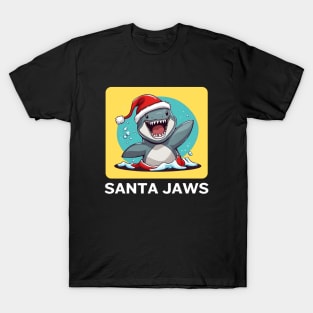 Santa Jaws | Santa Claus Pun T-Shirt